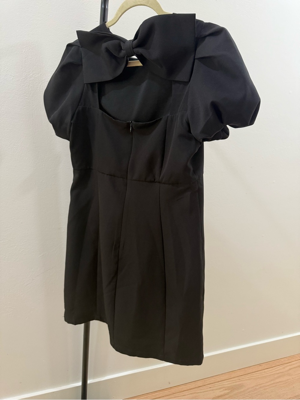 TCEC Black LBD Statement Bow Cocktail Dress Size L